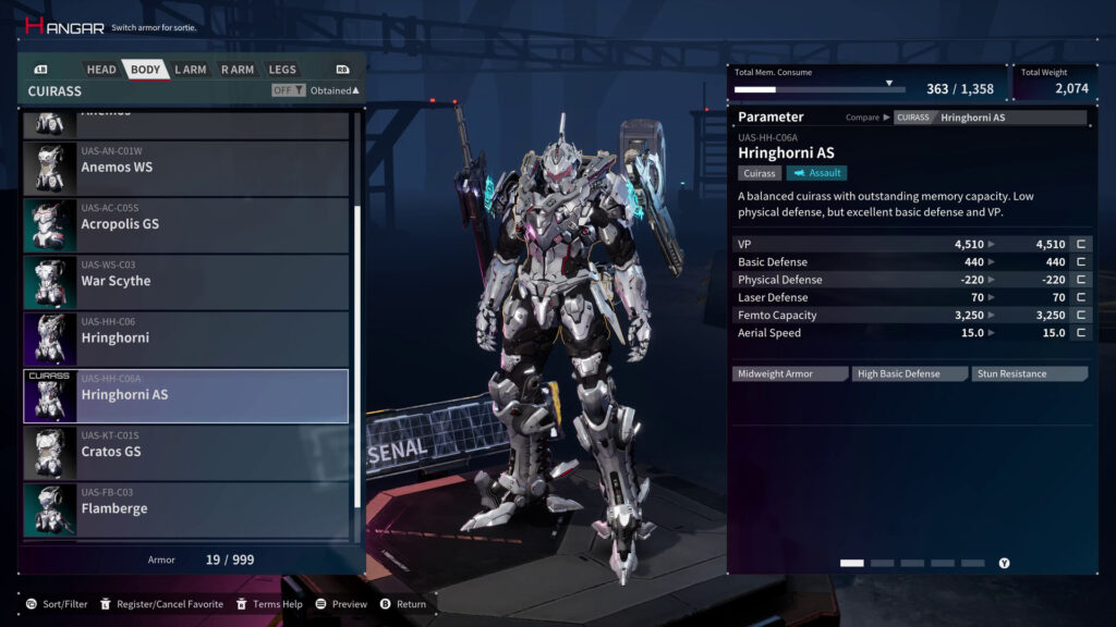 Скриншот Daemon X Machina: Titanic Scion