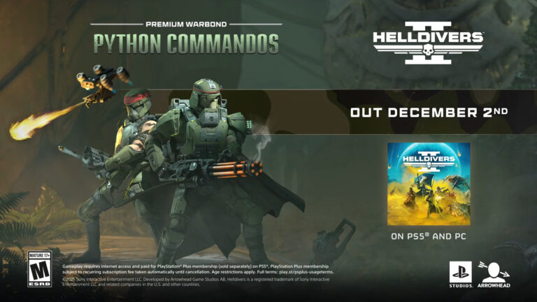 Helldivers 2 Python Commandos Warbond PS5 & PC Games