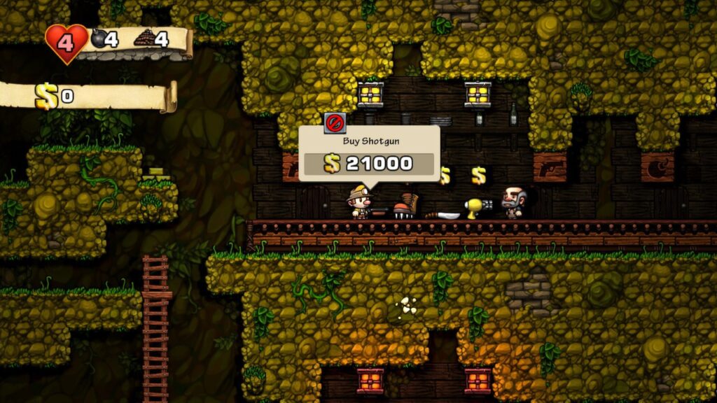 Скриншот Spelunky