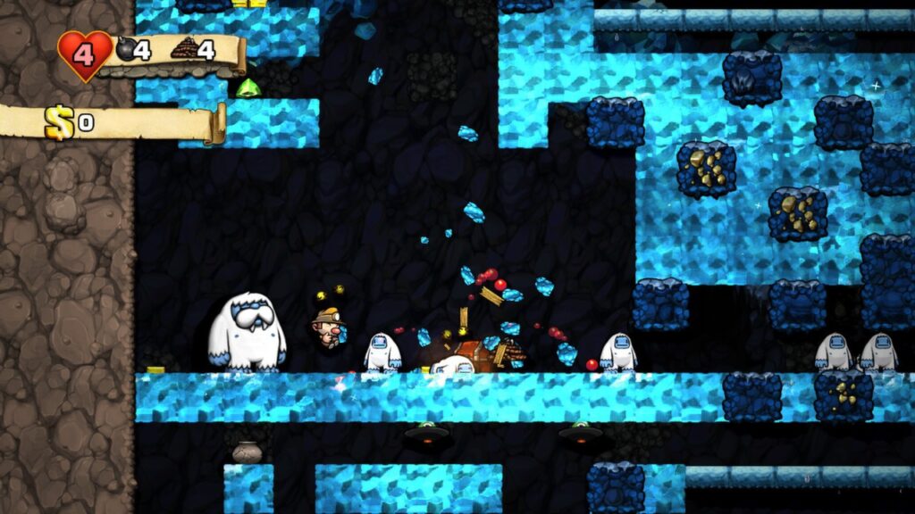Скриншот Spelunky