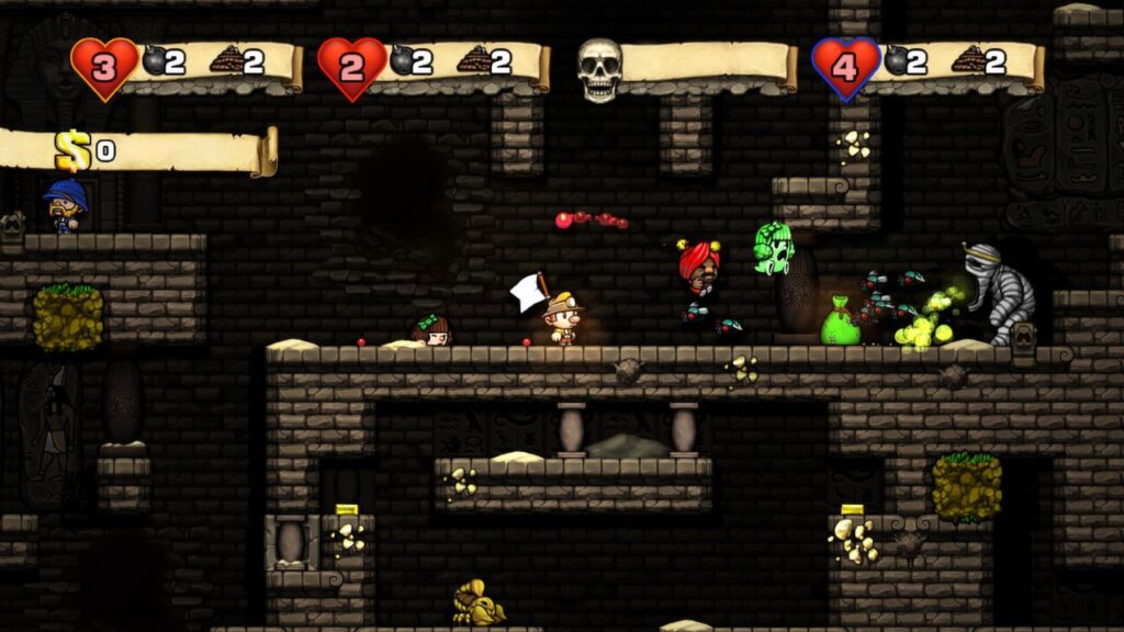 Скриншот Spelunky