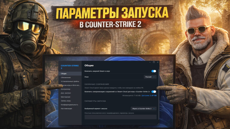 Параметры запуска Counter Strike 2