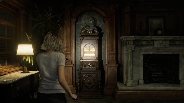 Решение головоломки в кабинете председателя в игре Resident Evil Requiem