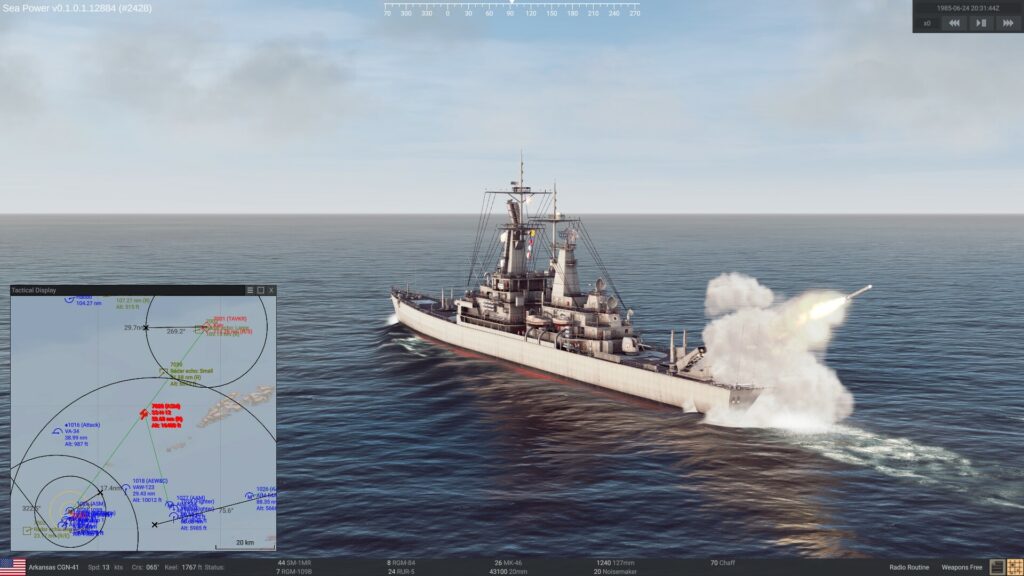 Скриншот Sea Power: Naval Combat in the Missile Age